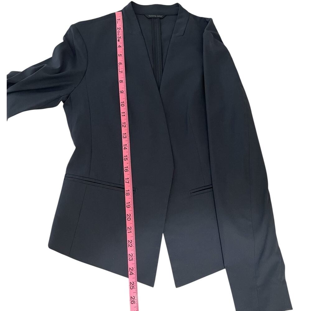 Tommy John The Go Anywhere Collection Blazer Minimalist Career Blue Women's Med - Picture 10 of 13